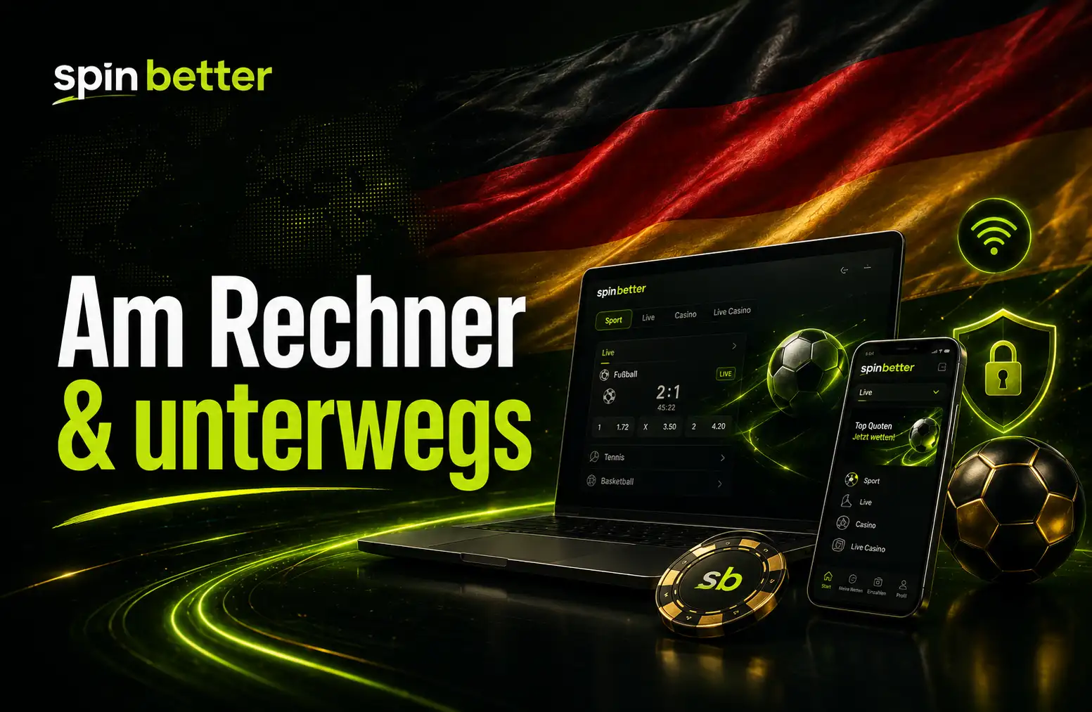 SpinBetter am Rechner und unterwegs – Desktop-Version und mobile App